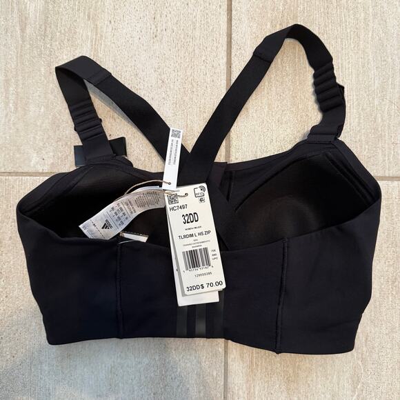 NEW ADIDAS TLRD IMPACT LUXE TRAINING HIGH SUPPORT BRA SZ 32DD! - 0091 - Picture 3 of 3